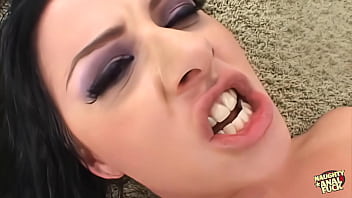 A stunning brunette willingly offers her behind for vigorous penetration in a threesome encounter A stunning brunette willingly offers her behind for vigorous penetration in a threesome encounter
