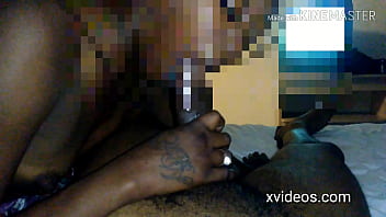 Her husband is next door