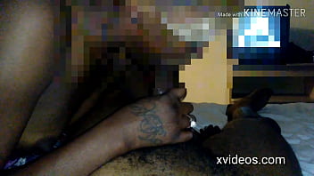 Her husband is next door