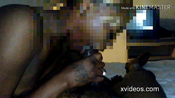 Her husband is next door