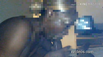 Her husband is next door