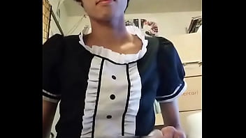 【女装】　メイド足上げ　【尻穴メイド】　もみじ thumbnail