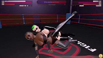 Kay bear vs germaine kyfc sexfight strap on sex