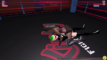 Kay bear vs germaine kyfc sexfight strap on sex