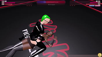 Kay bear vs germaine kyfc sexfight strap on sex