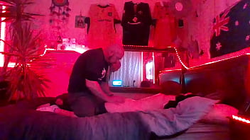 Bit of a back rub then dick