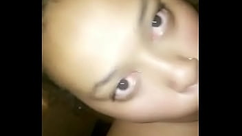 Passionate sucking from babe