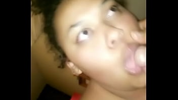 Passionate sucking from babe