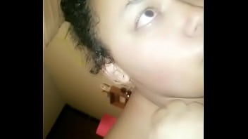 Passionate sucking from babe