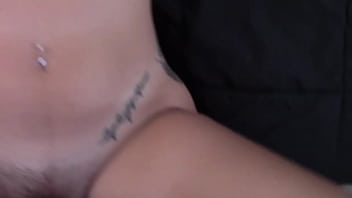 Cute 4' 10" tiny bunny sucks and rides my cock