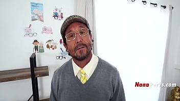 Old man asks his step grandson for help satisfying his gilf wife pov