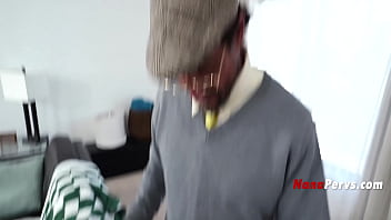 Old man asks his step grandson for help satisfying his gilf wife pov