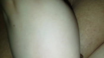 Shaved pussy gets fingered