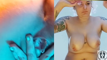 Split screen double rebeca addams boobs bouncing Split screen double rebeca addams boobs bouncing