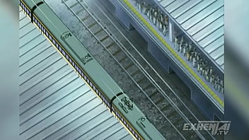 Follando en público después del trabajo hentai sin censura