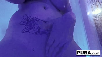 Hot blonde fills both holes