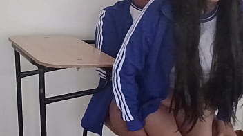 This is what real friends do when the classroom is empty wait are they recording us right now i like that 18 years old and all she thinks about is fucking