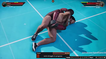 Shayna vs billy nf3d mixed kinky combat battle