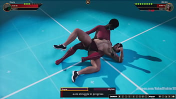 Shayna vs billy nf3d mixed kinky combat battle