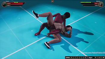 Shayna vs billy nf3d mixed kinky combat battle