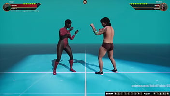 Shayna vs billy nf3d mixed kinky combat battle