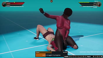 Shayna vs billy nf3d mixed kinky combat battle