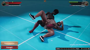 Shayna vs billy nf3d mixed kinky combat battle
