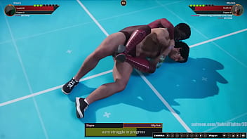 Shayna vs billy nf3d mixed kinky combat battle