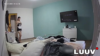 Luuv two girls turn room cleaning into a graceful real amateur movie in maid uniforms