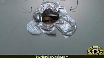 Pretty girl blowjob and facial at gloryhole 27