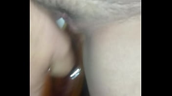 Mi perra blanca gonzález metiéndose el mango