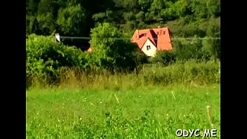 Wang of buddy enters lascivious blonde gal helga's vagina