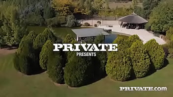 Blue angel enjoys outdoor anal