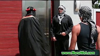 Nuru massage and dick sucking on air matress 07