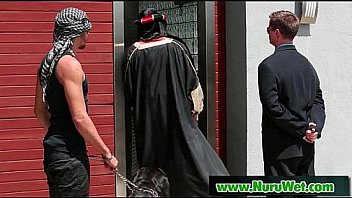 Nuru massage and dick sucking on air matress 07