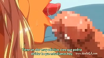 Rubia con grandes tetas hace feliz a su compañero de clase