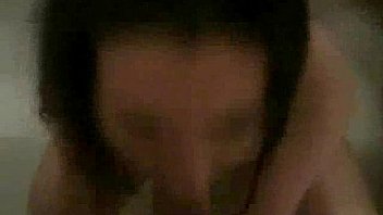 Hairy teen playing in bathroom