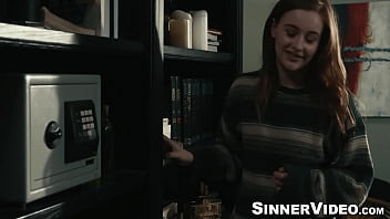 She falls on her back and spreads her athletic legs wide for ryan to start lapping her pussy with his hungry tongue