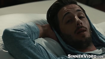 She falls on her back and spreads her athletic legs wide for ryan to start lapping her pussy with his hungry tongue