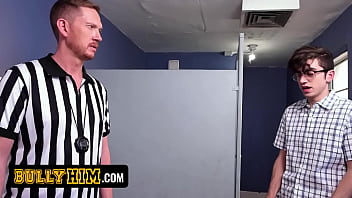 Unforgiving Teacher Uses His Enormous Cock To Bully His Twink Student In The Bathroom Bullyhim thumbnail