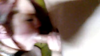 Red head swallows cock