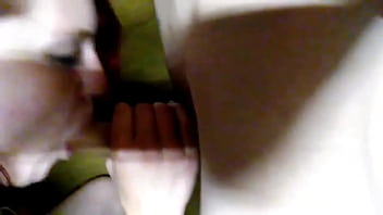 Red head swallows cock