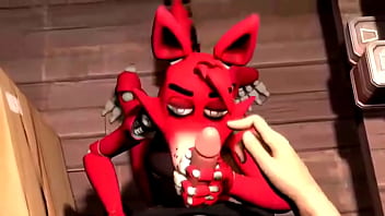 Foxy blows a hard cock