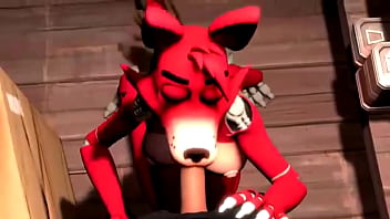 Foxy blows a hard cock