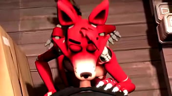 Foxy blows a hard cock