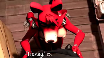 Foxy blows a hard cock