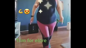 Milf with bouncing tits