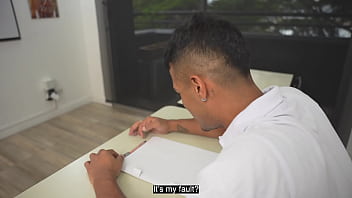 The teacher offers to pass me the subject in exchange for a hard fuck in the classroom