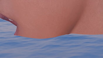 Mujer nadando es comida