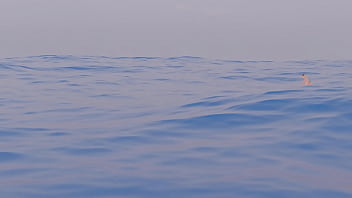 Mujer nadando es comida